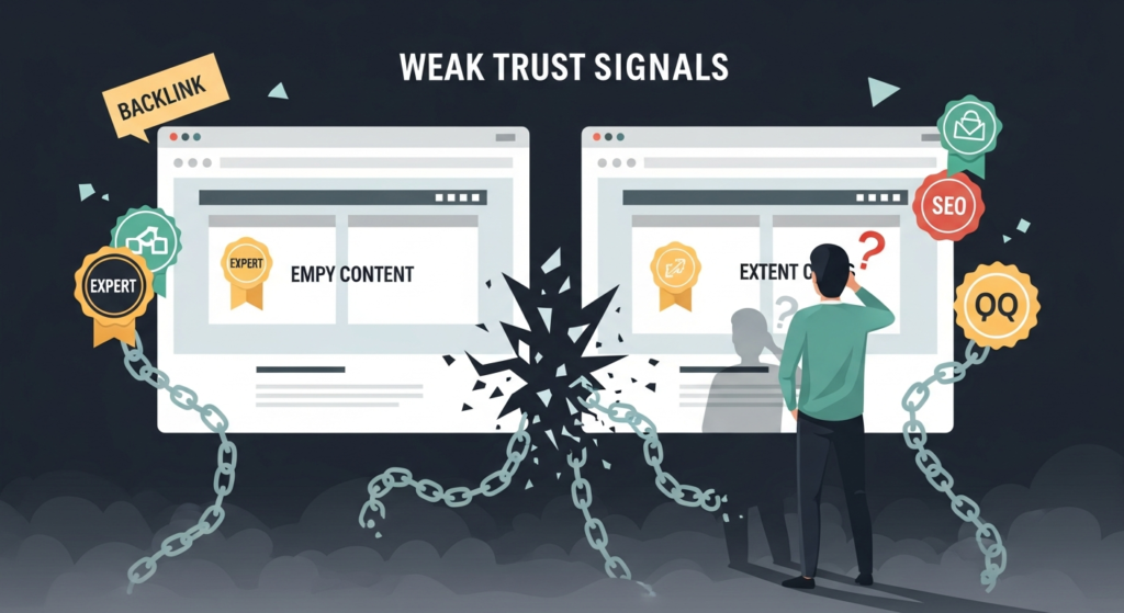 Low Authority Website